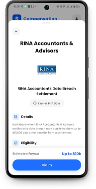Find Claims App Screenshot
